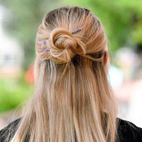 U Shaped French Hair Pin -Tortoise Shell - FROG SAC