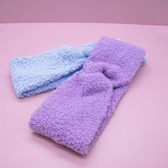 Wide Criss Cross Sherpa Headbands - 2 Pack - FROG SAC