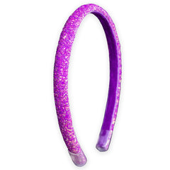 6 Non - Slip Glitter Headbands - FROG SAC