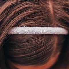 6 Non - Slip Glitter Headbands - FROG SAC