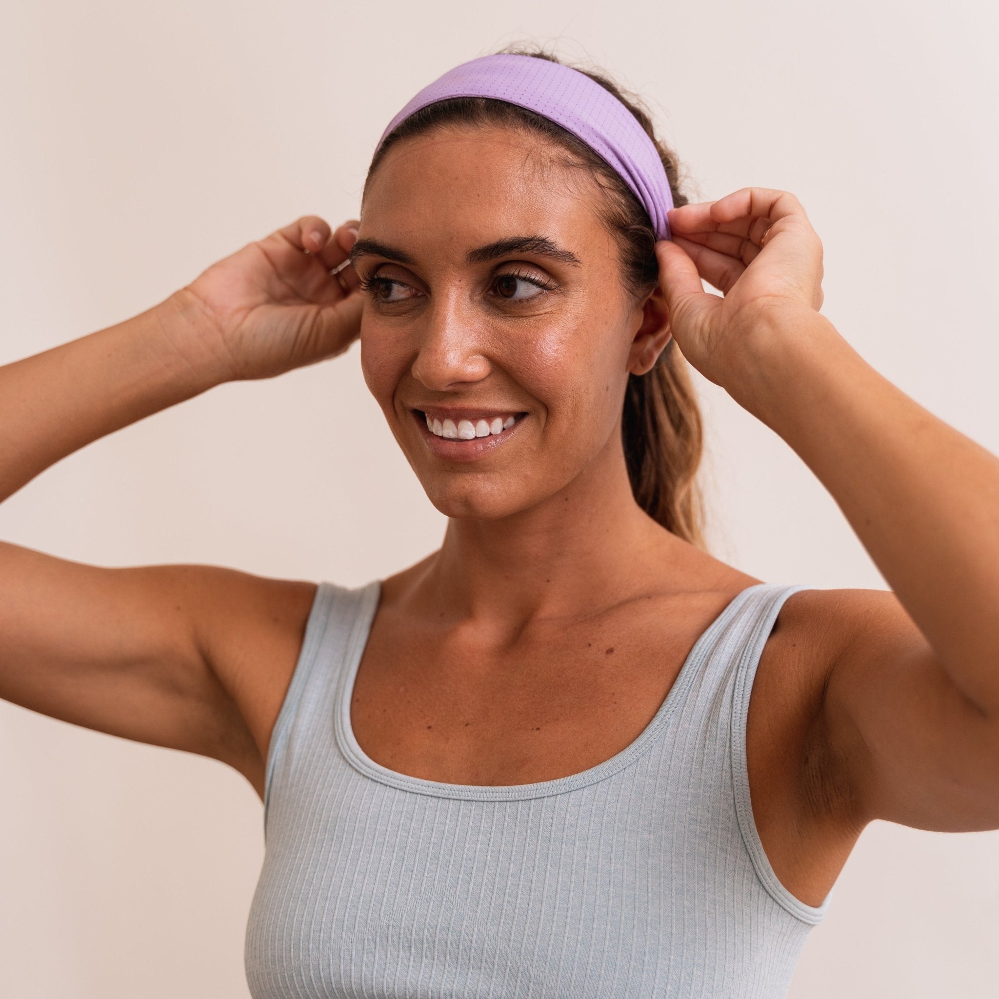 Adjustable No Slip Mesh Sport Headbands - 3 Pack - FROG SAC