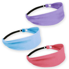 Adjustable No Slip Mesh Sport Headbands - 3 Pack - FROG SAC