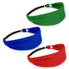 Adjustable No Slip Mesh Sport Headbands - 3 Pack - FROG SAC