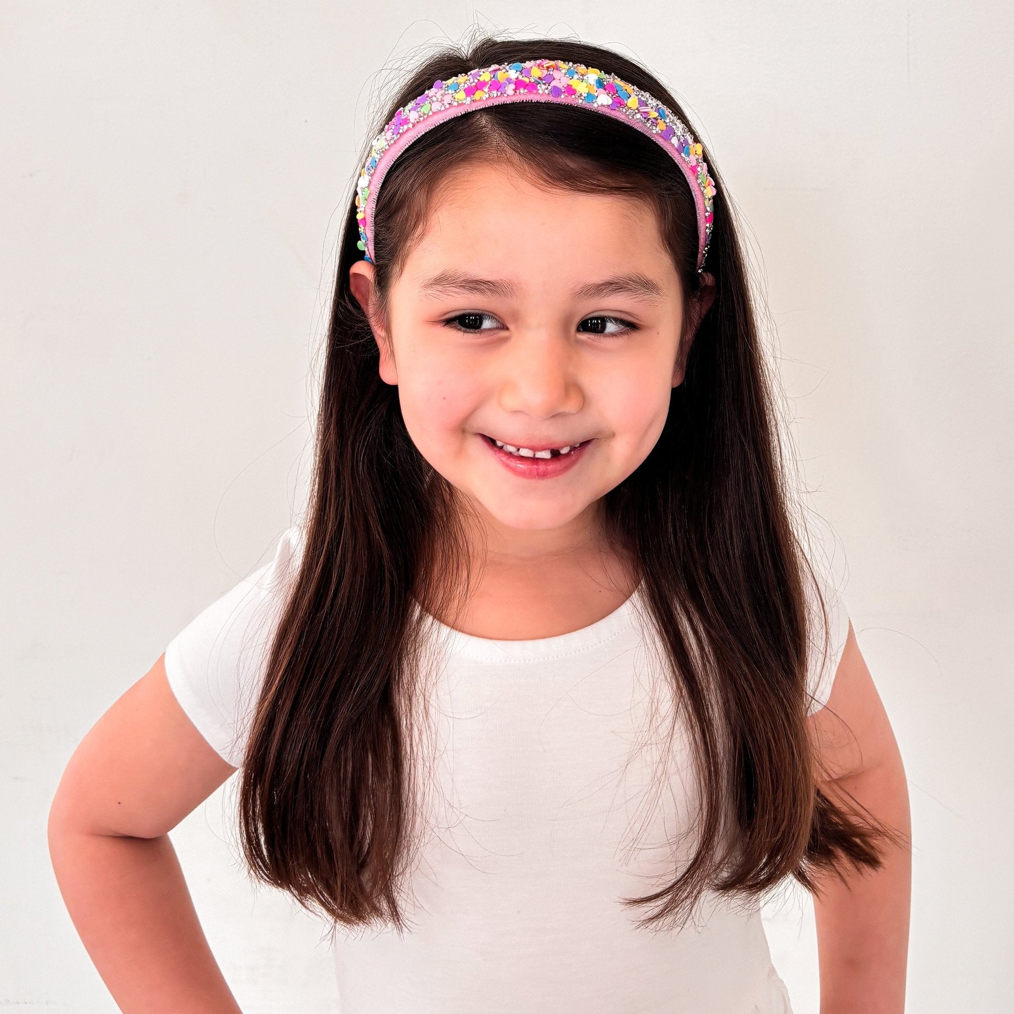 Candy Heart Headband - Confetti Hair Band - FROG SAC