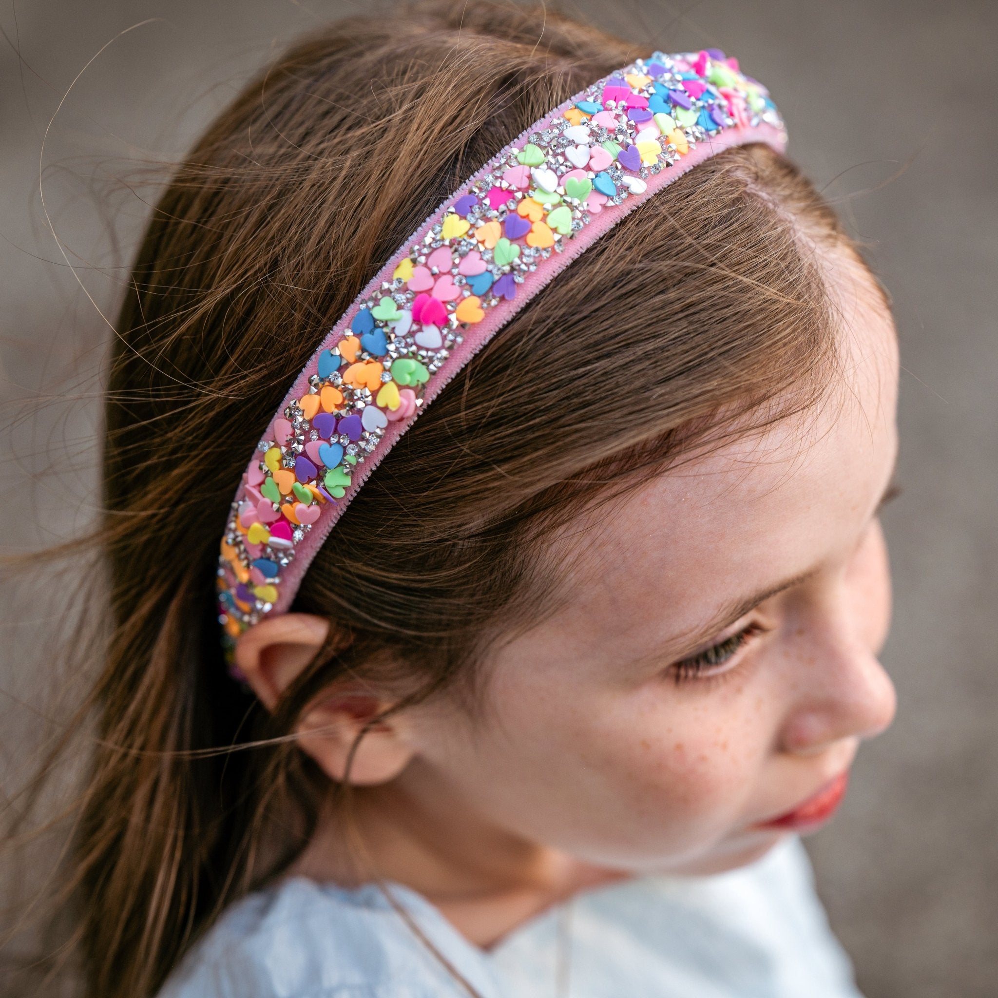 Candy Heart Headband - Confetti Hair Band - FROG SAC
