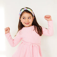 Easter Charm Knot Headband - Plaid - FROG SAC