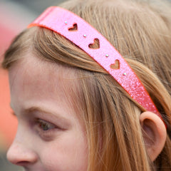 Heart Headband - Glitter Acetate - FROG SAC