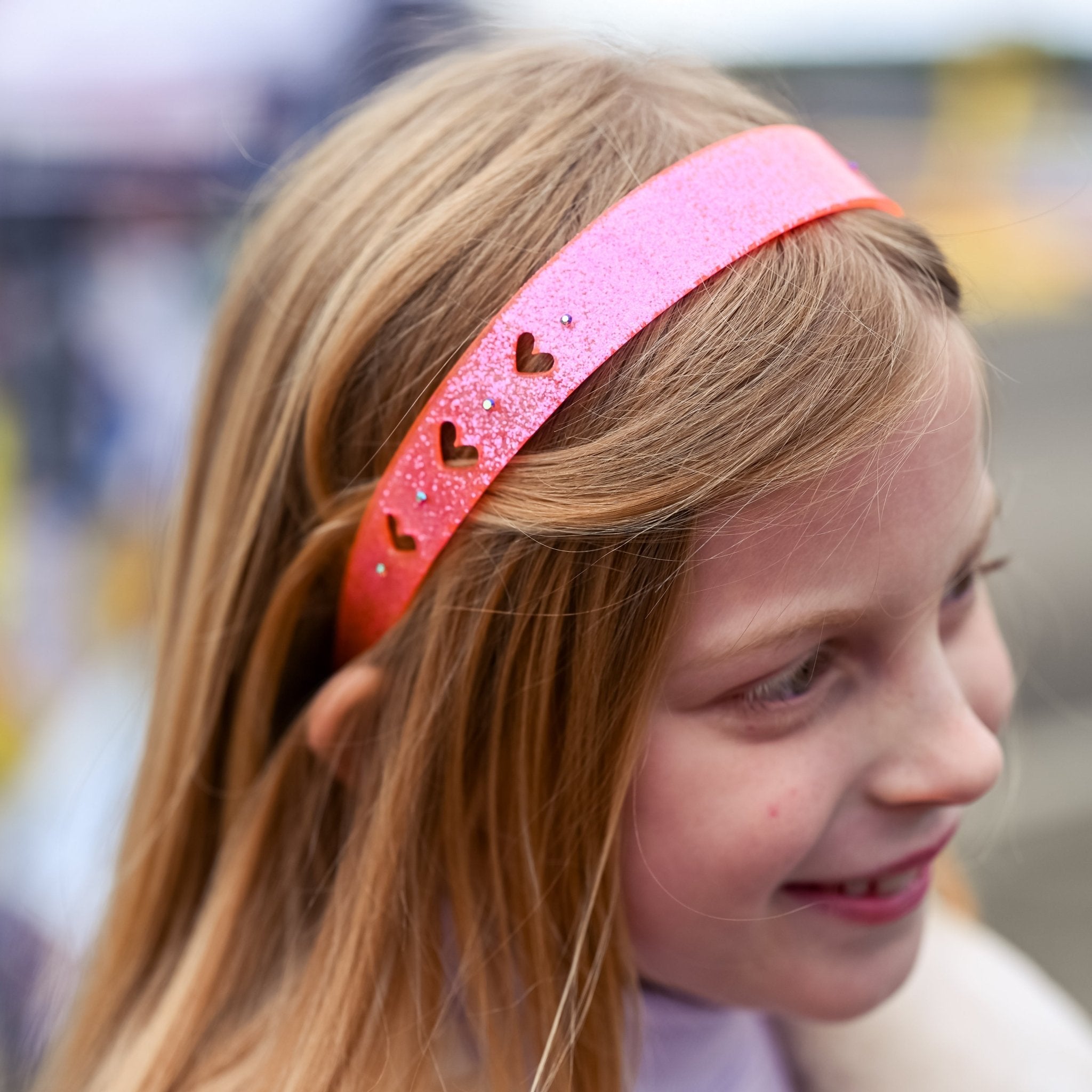 Heart Headband - Glitter Acetate - FROG SAC