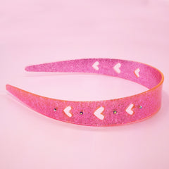 Heart Headband - Glitter Acetate - FROG SAC