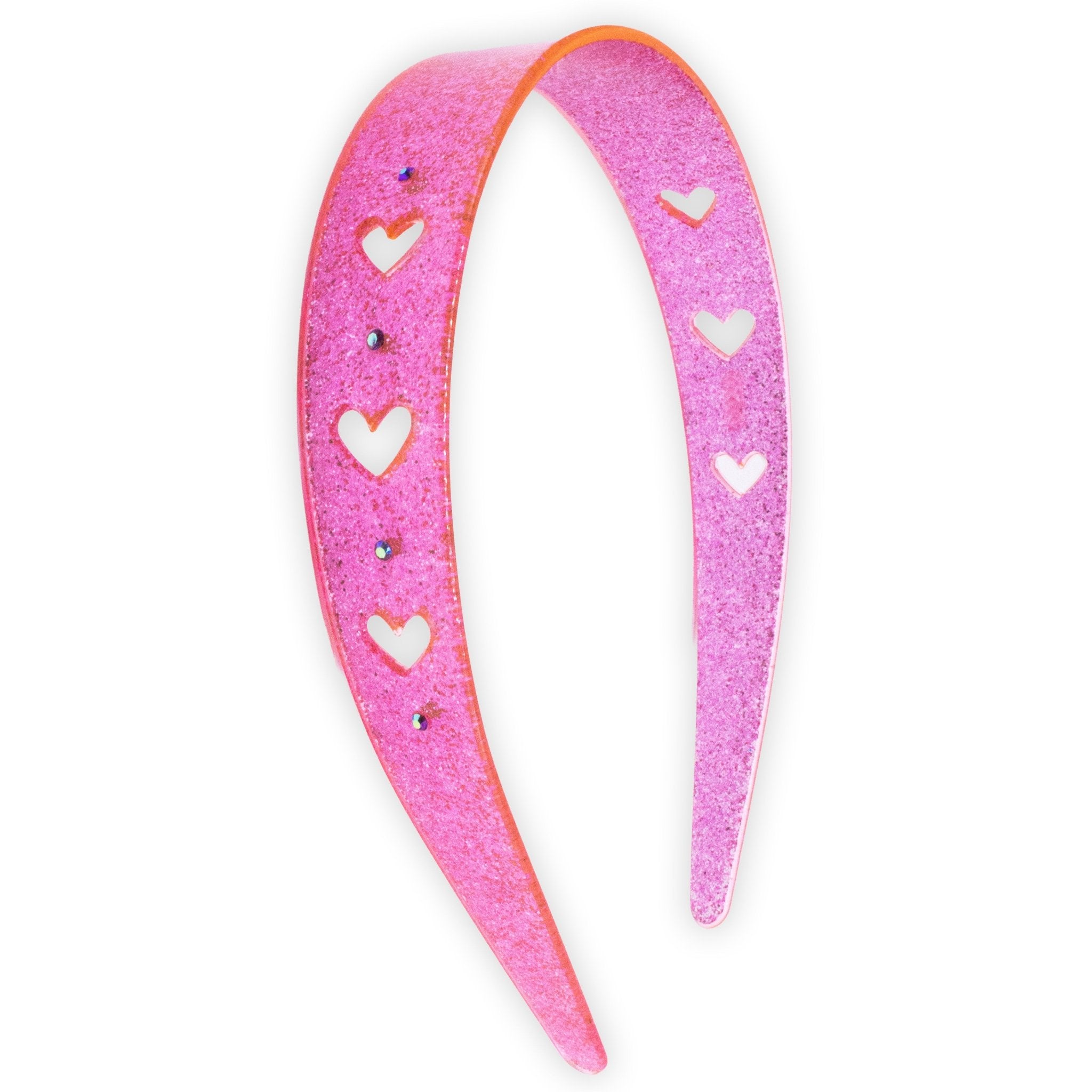 Heart Headband - Glitter Acetate - FROG SAC