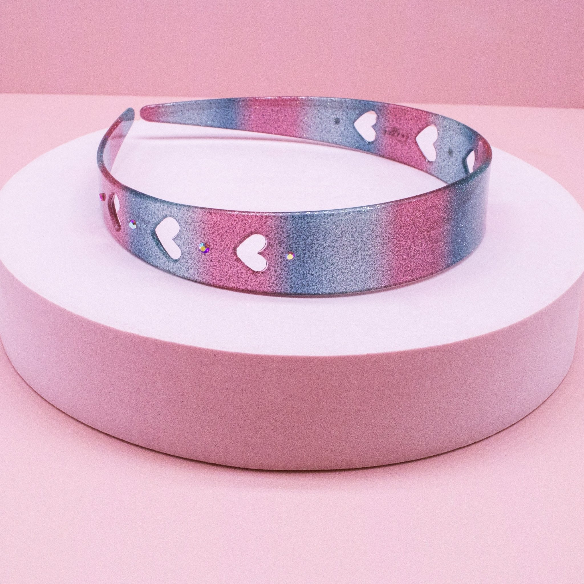 Heart Headband - Glitter Acetate - FROG SAC