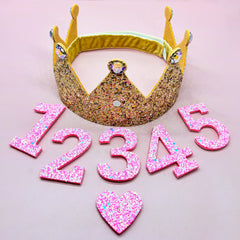 Interchangeable Happy Birthday Crown (1-5 Years) - FROG SAC