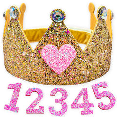 Interchangeable Happy Birthday Crown (1-5 Years) - FROG SAC