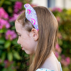 Kids Sequin Knot Headband - Rainbow - FROG SAC