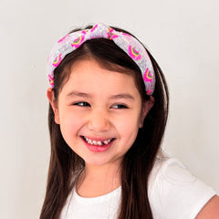 Kids Sequin Knot Headband - Rainbow - FROG SAC