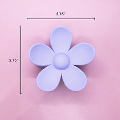 Matte Hair Claw Clip - Large Daisy Flower - FROG SAC