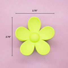 Matte Hair Claw Clip - Large Daisy Flower - FROG SAC