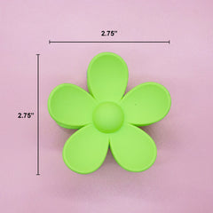 Matte Hair Claw Clip - Large Daisy Flower - FROG SAC