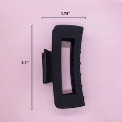 Matte Hair Claw Clip - Large Square - FROG SAC