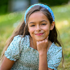 Padded Sparkly Headband - Chunky Sequin Hair Band - FROG SAC