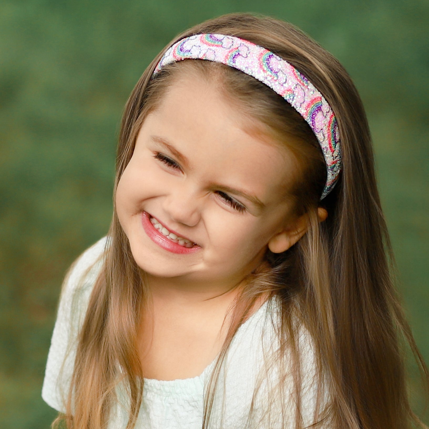 Rainbow Glitter Headband - FROG SAC