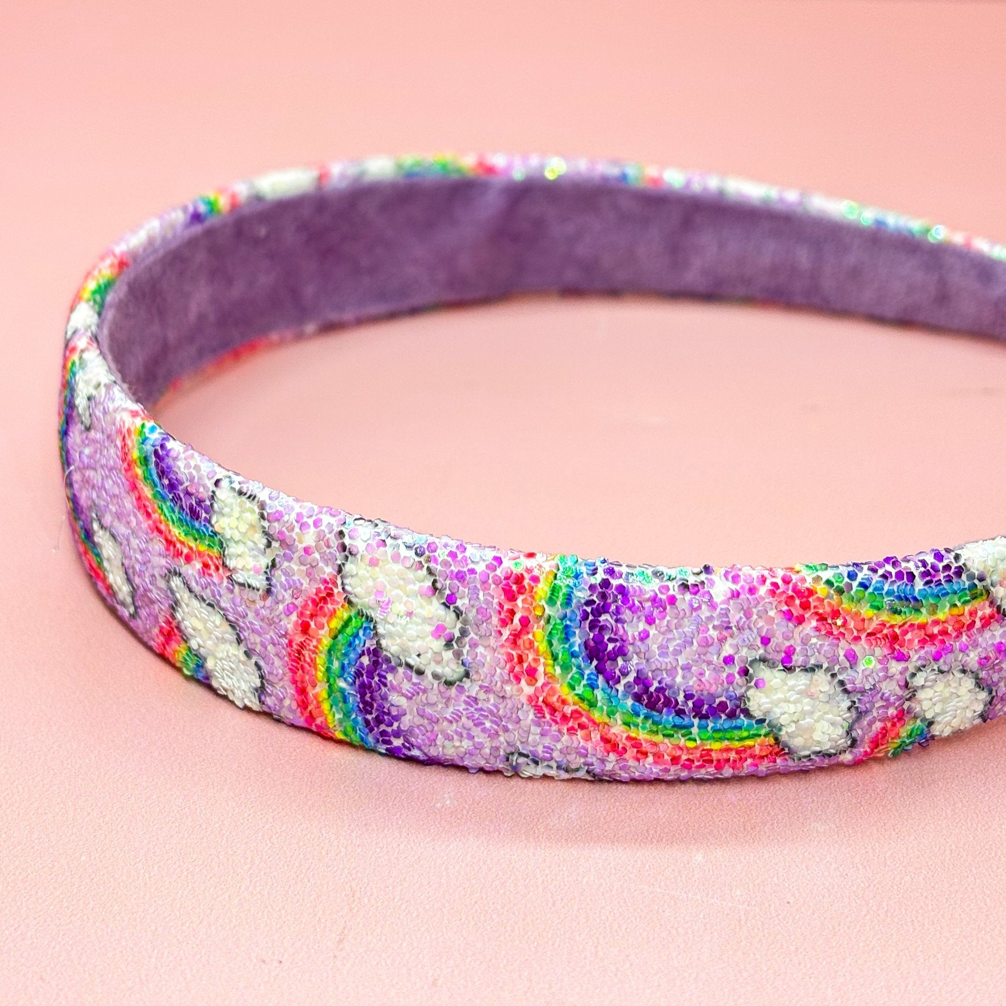 Rainbow Glitter Headband - FROG SAC