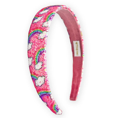 Rainbow Glitter Headband - FROG SAC