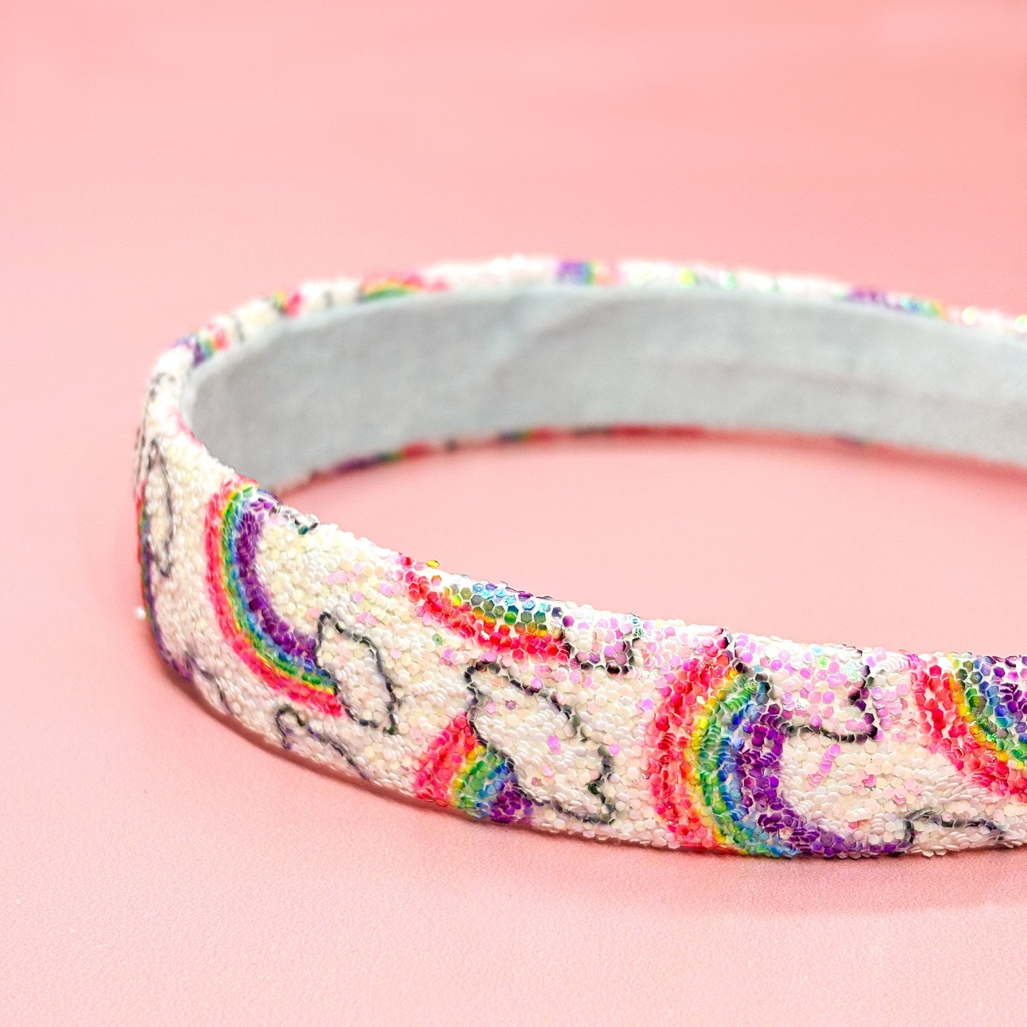 Rainbow Glitter Headband - FROG SAC