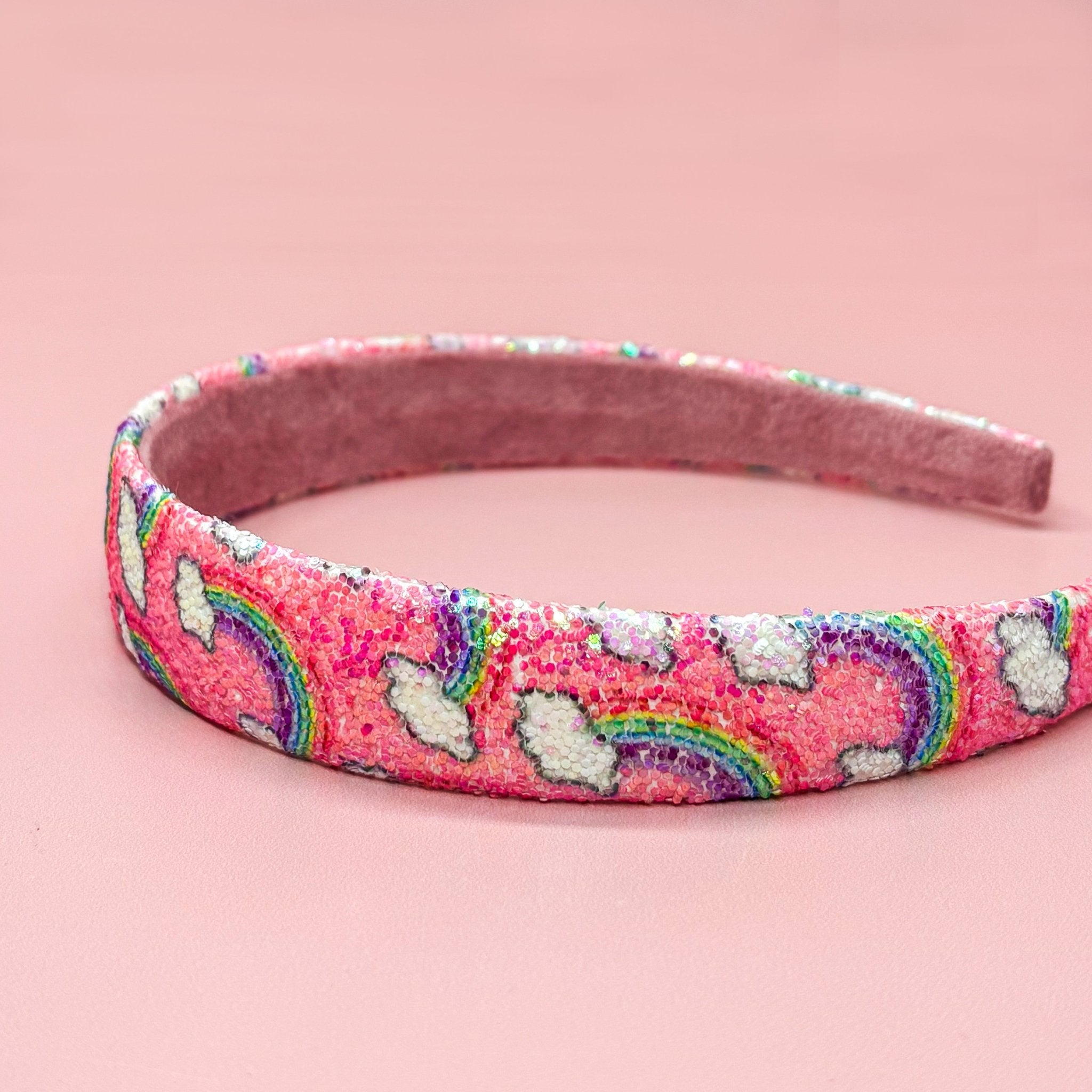 Rainbow Glitter Headband - FROG SAC