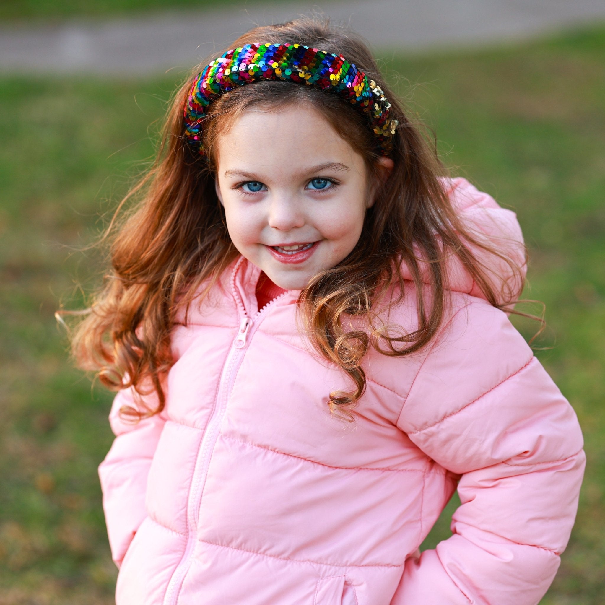 Reversible Sequin Headband - Kids Padded Hair Band - FROG SAC