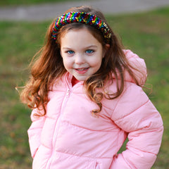 Reversible Sequin Headband - Kids Padded Hair Band - FROG SAC