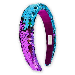 Reversible Sequin Headband - Kids Padded Hair Band - FROG SAC