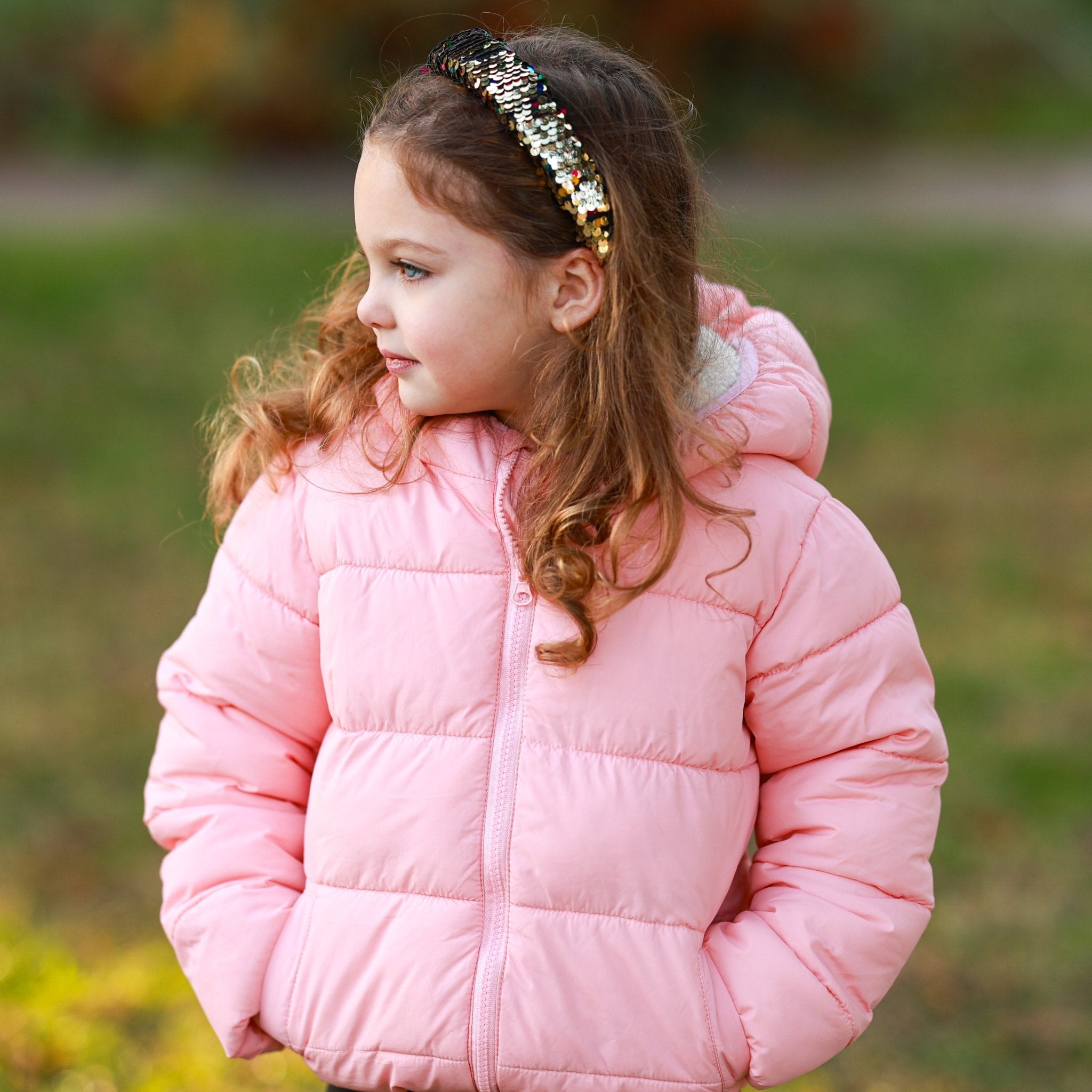 Reversible Sequin Headband - Kids Padded Hair Band - FROG SAC