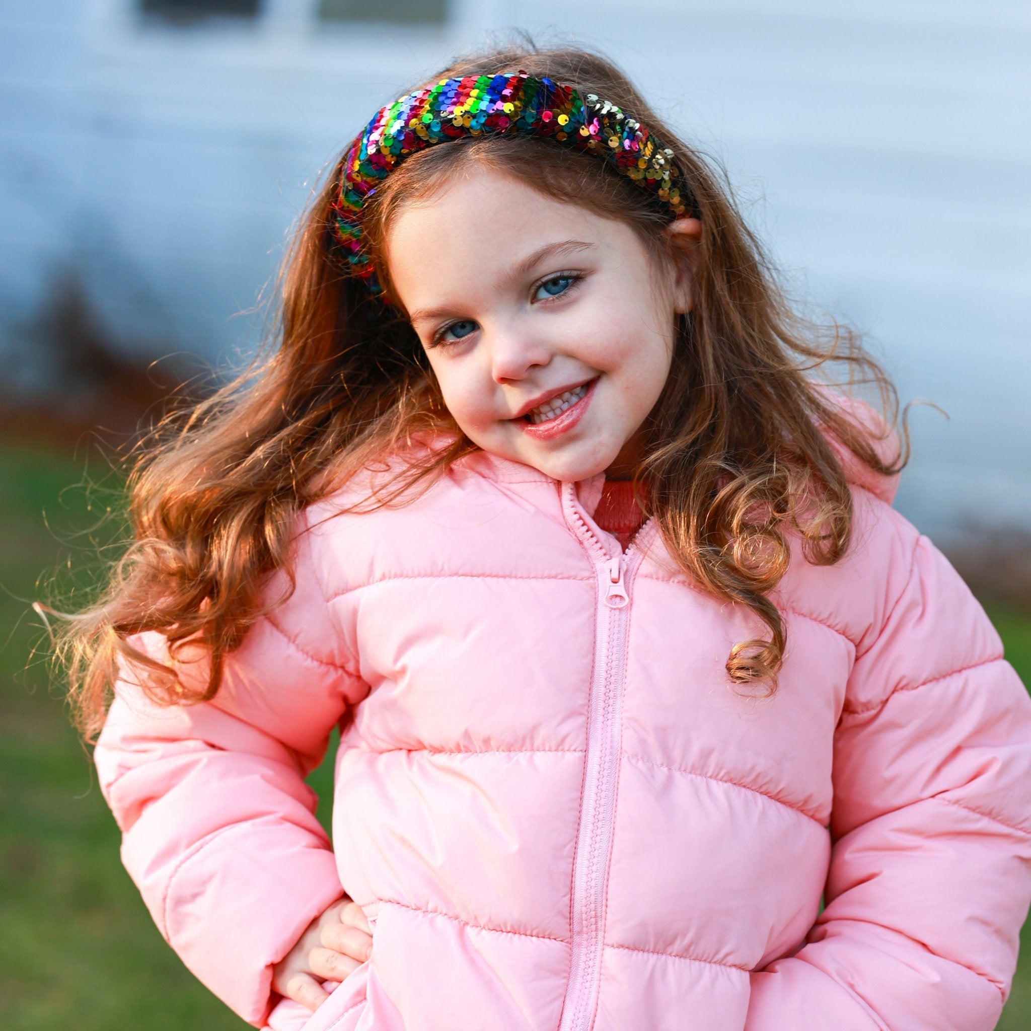 Reversible Sequin Headband - Kids Padded Hair Band - FROG SAC