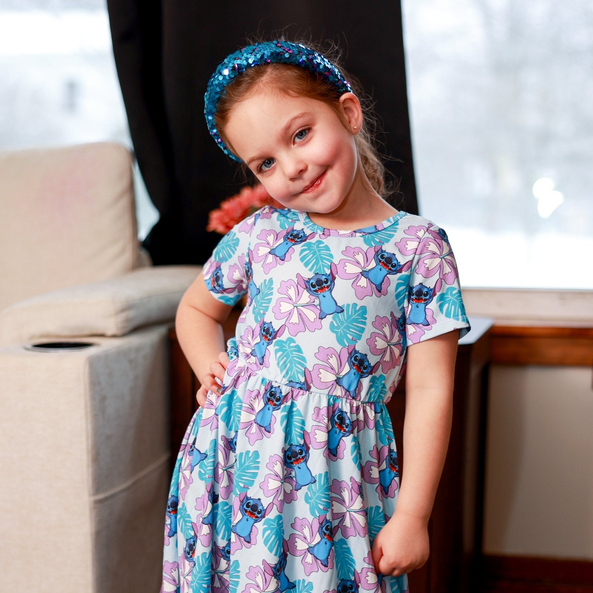 Reversible Sequin Headband - Kids Padded Hair Band - FROG SAC