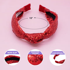 Sparkly Sequin Knot Headband - FROG SAC