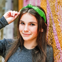 Sparkly Sequin Knot Headband - FROG SAC