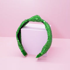 Sparkly Sequin Knot Headband - FROG SAC