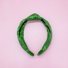 Sparkly Sequin Knot Headband - FROG SAC