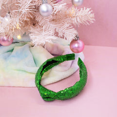 Sparkly Sequin Knot Headband - FROG SAC