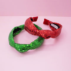 Sparkly Sequin Knot Headband - FROG SAC