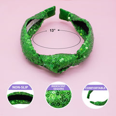 Sparkly Sequin Knot Headband - FROG SAC