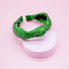 Sparkly Sequin Knot Headband - FROG SAC