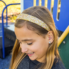 Tapered Chunky Glitter Headband - FROG SAC