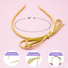 Thin Bow Headbands - 4 Pack - FROG SAC