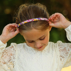 Thin Floral Headbands - 6 Pack - FROG SAC