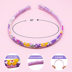 Thin Floral Headbands - 6 Pack - FROG SAC