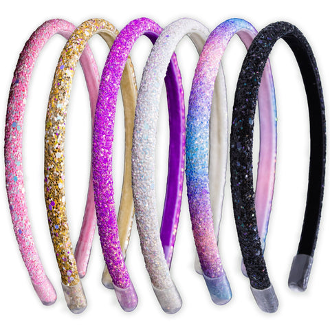 Thin Glitter Headbands - FROG SAC