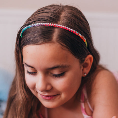 Thin Rhinestone Headbands - FROG SAC