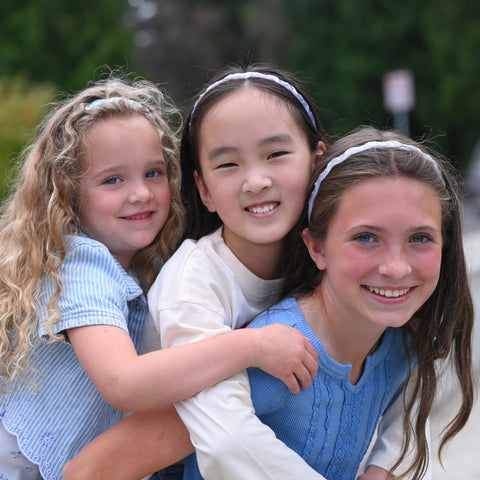 Thin Wavy Glitter Headbands - 4 Pack - FROG SAC